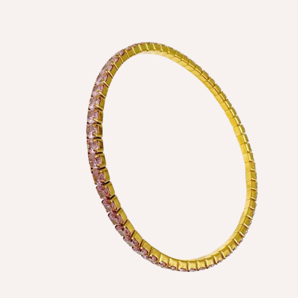 Bracciali tennis con zirconi colorati grandi – Tennis Luxe