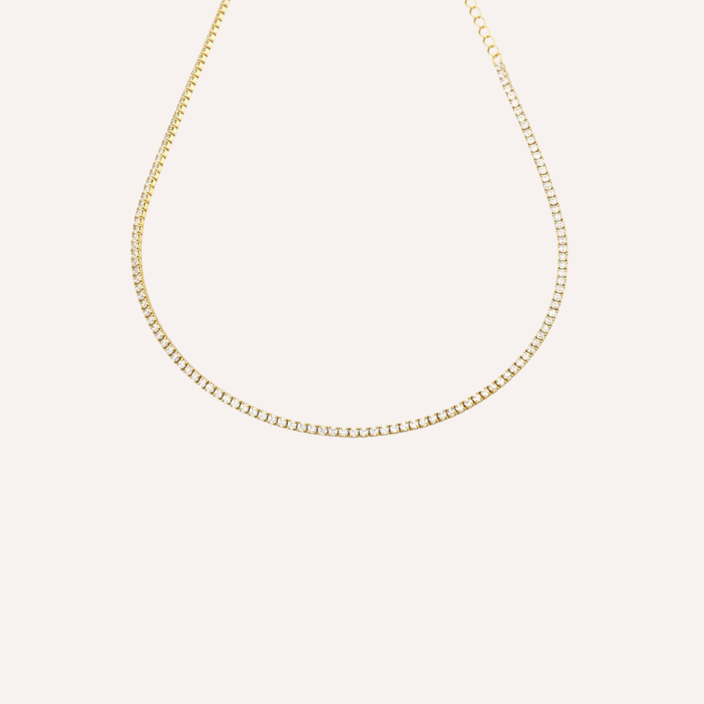 Collana tennis girocollo – Collana Luce Preziosa