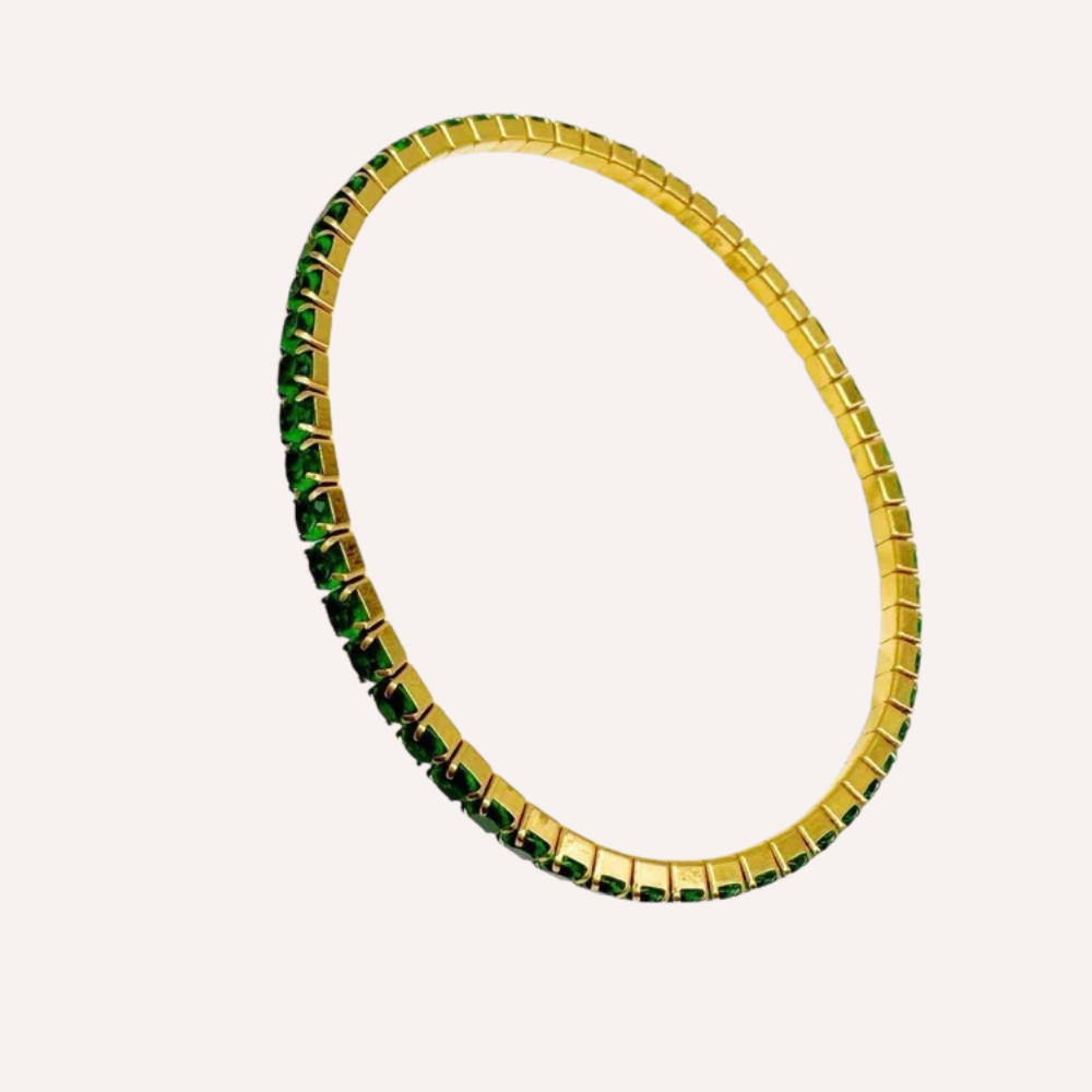 Bracciali tennis con zirconi colorati piccoli – Tennis Luxe