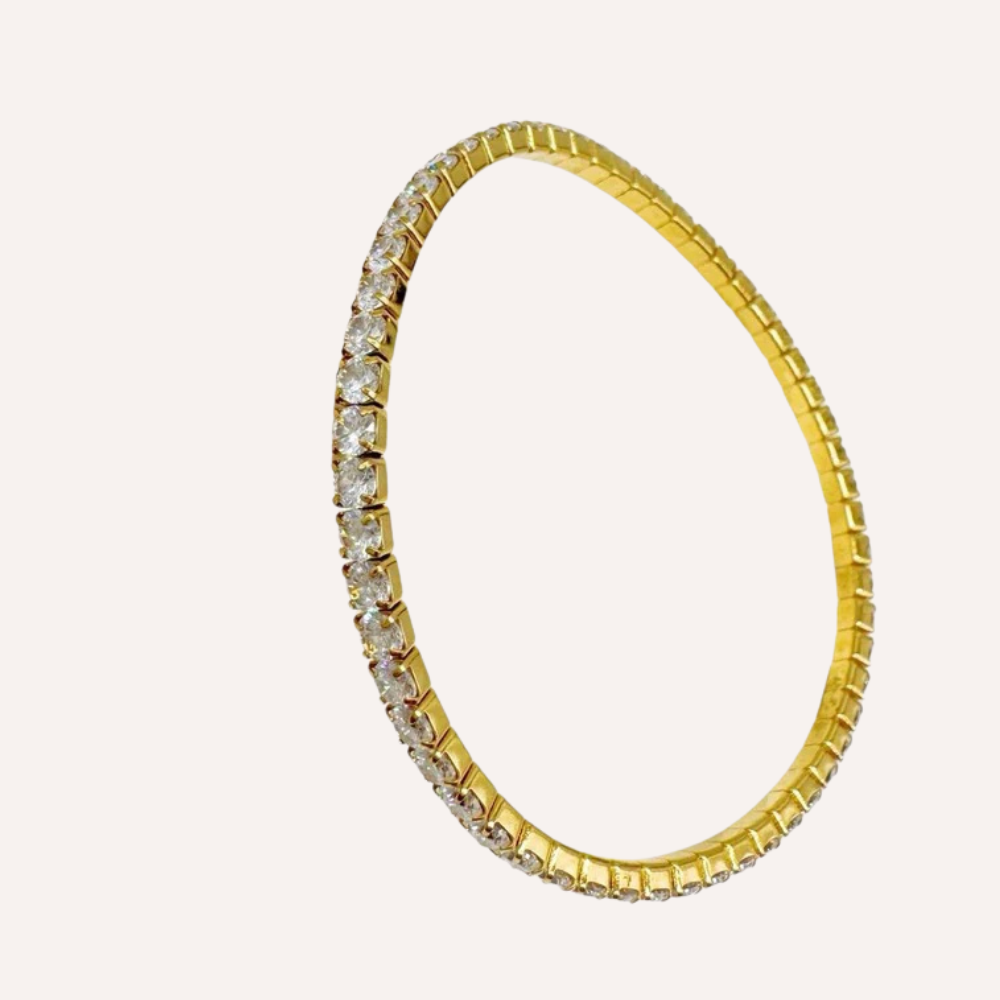 Bracciali tennis con zirconi colorati piccoli – Tennis Luxe