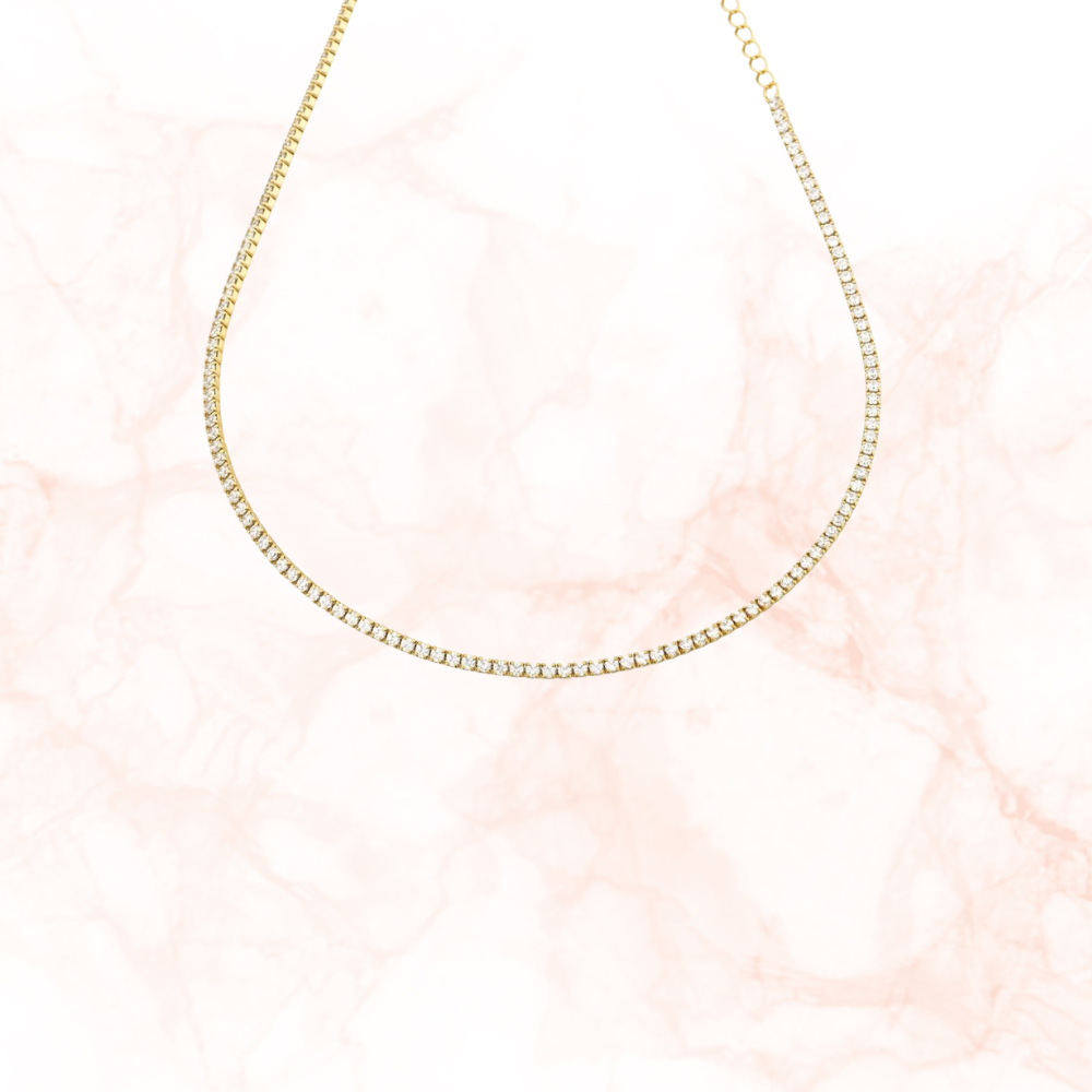 Collana tennis girocollo – Collana Luce Preziosa