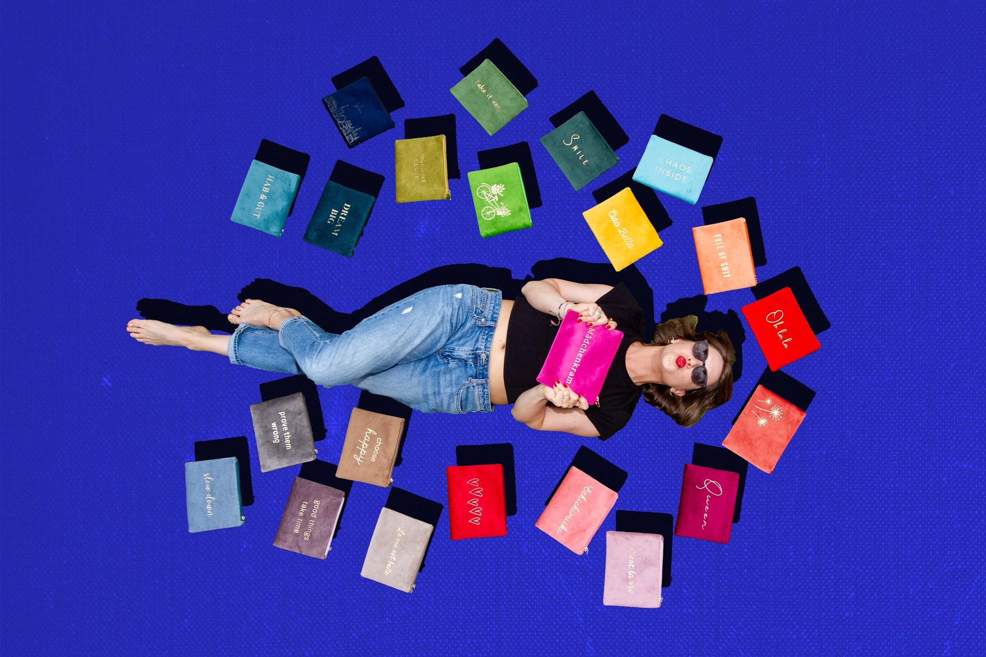 Pochette in velluto – Your Best Era Bag