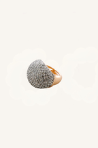 Anello con pavé di cristalli – Anello Moonlight