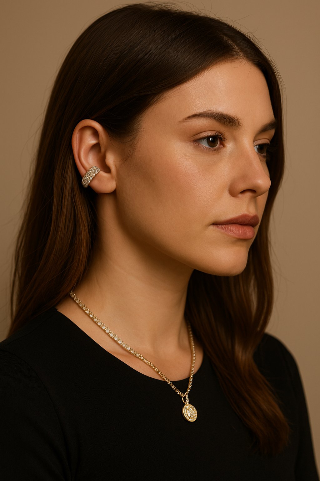 Earcuff pavé di zirconi – Earcuff Shine