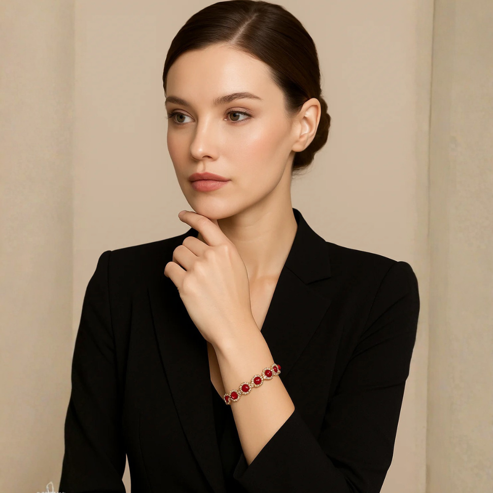 Bracciale tennis con cristalli colorati – Bracciale Tennis Royal