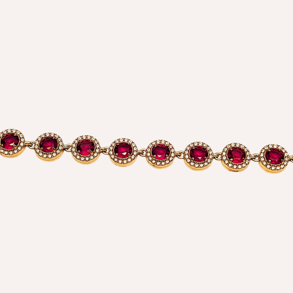Bracciale tennis con cristalli colorati – Bracciale Tennis Royal
