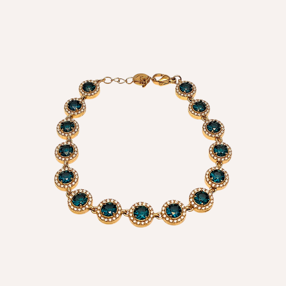 Bracciale tennis con cristalli colorati – Bracciale Tennis Royal