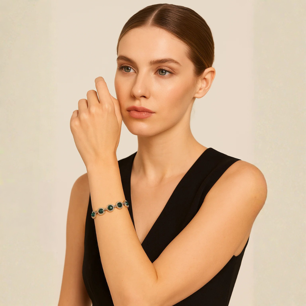 Bracciale tennis con cristalli colorati – Bracciale Tennis Royal