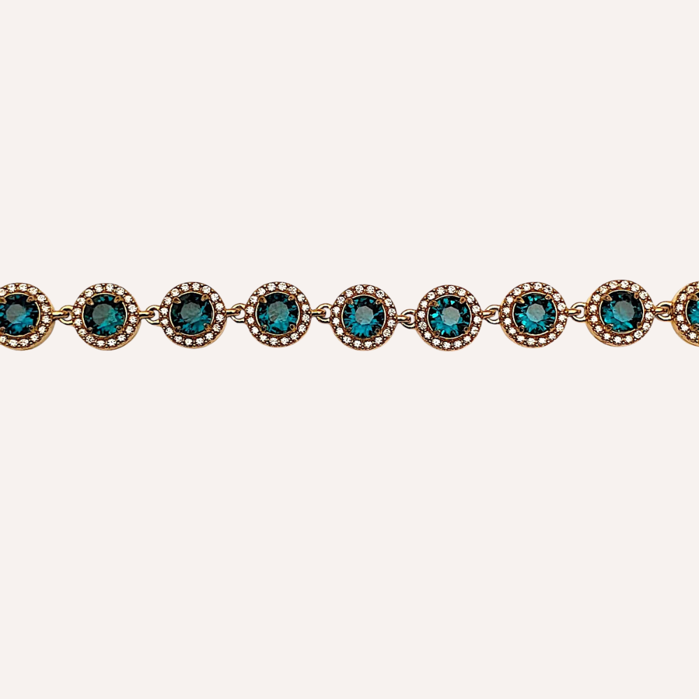 Bracciale tennis con cristalli colorati – Bracciale Tennis Royal