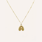 Collana lettera con zirconi – Letter Shine