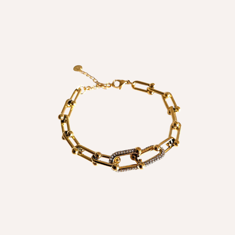Bracciale a catena con maglia brillante – Bracciale Link Shine