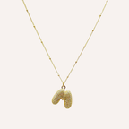 Collana lettera con zirconi – Letter Shine