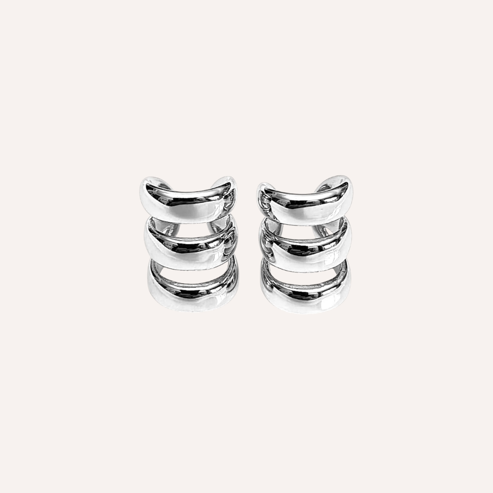 Earcuff a bande intrecciate – Earcuff Zefiro