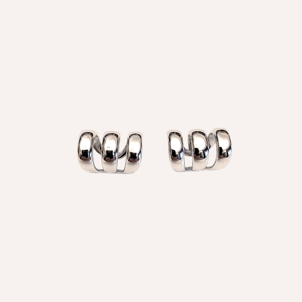 Earcuff a bande intrecciate – Earcuff Zefiro