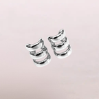 Earcuff a bande intrecciate – Earcuff Zefiro