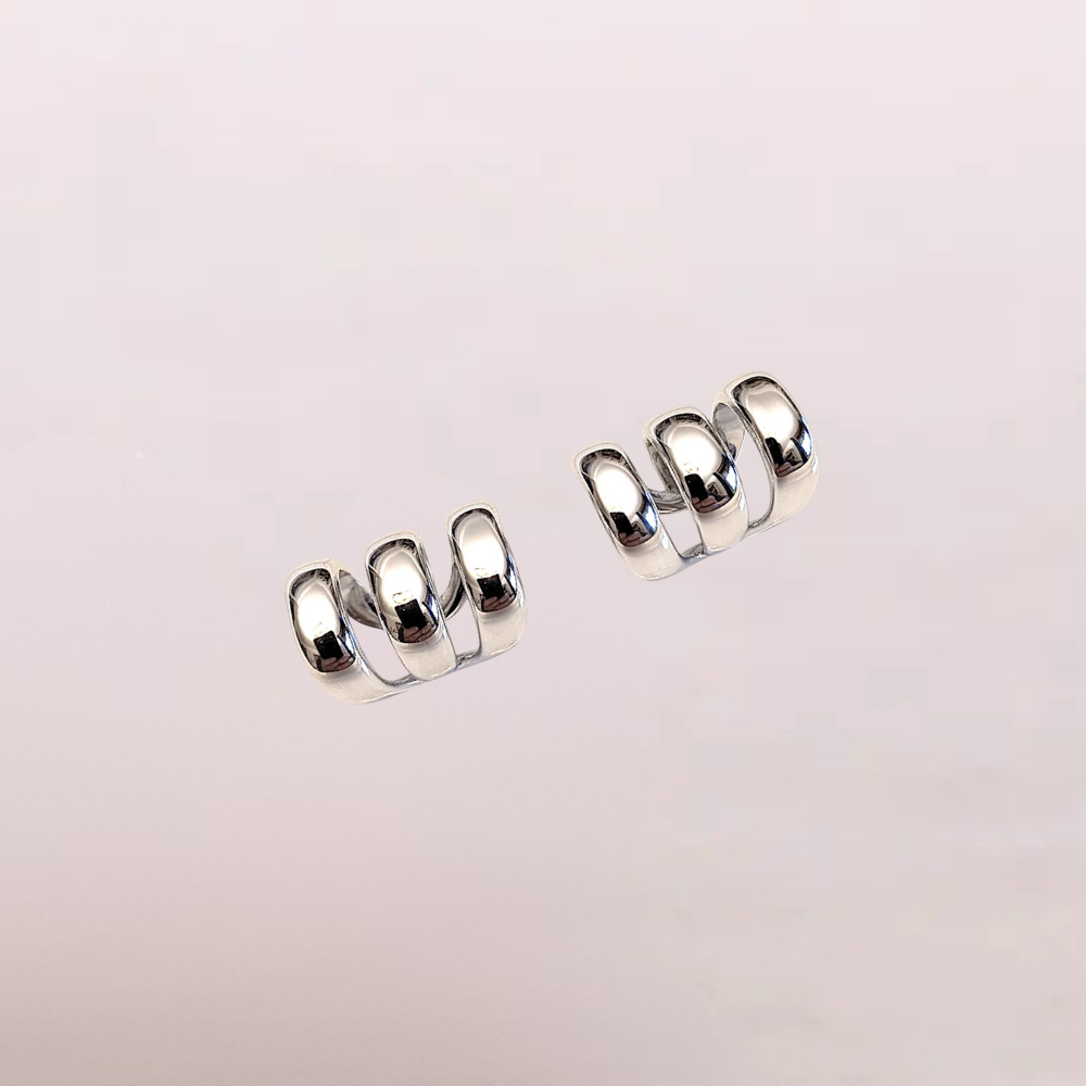 Earcuff a bande intrecciate – Earcuff Zefiro