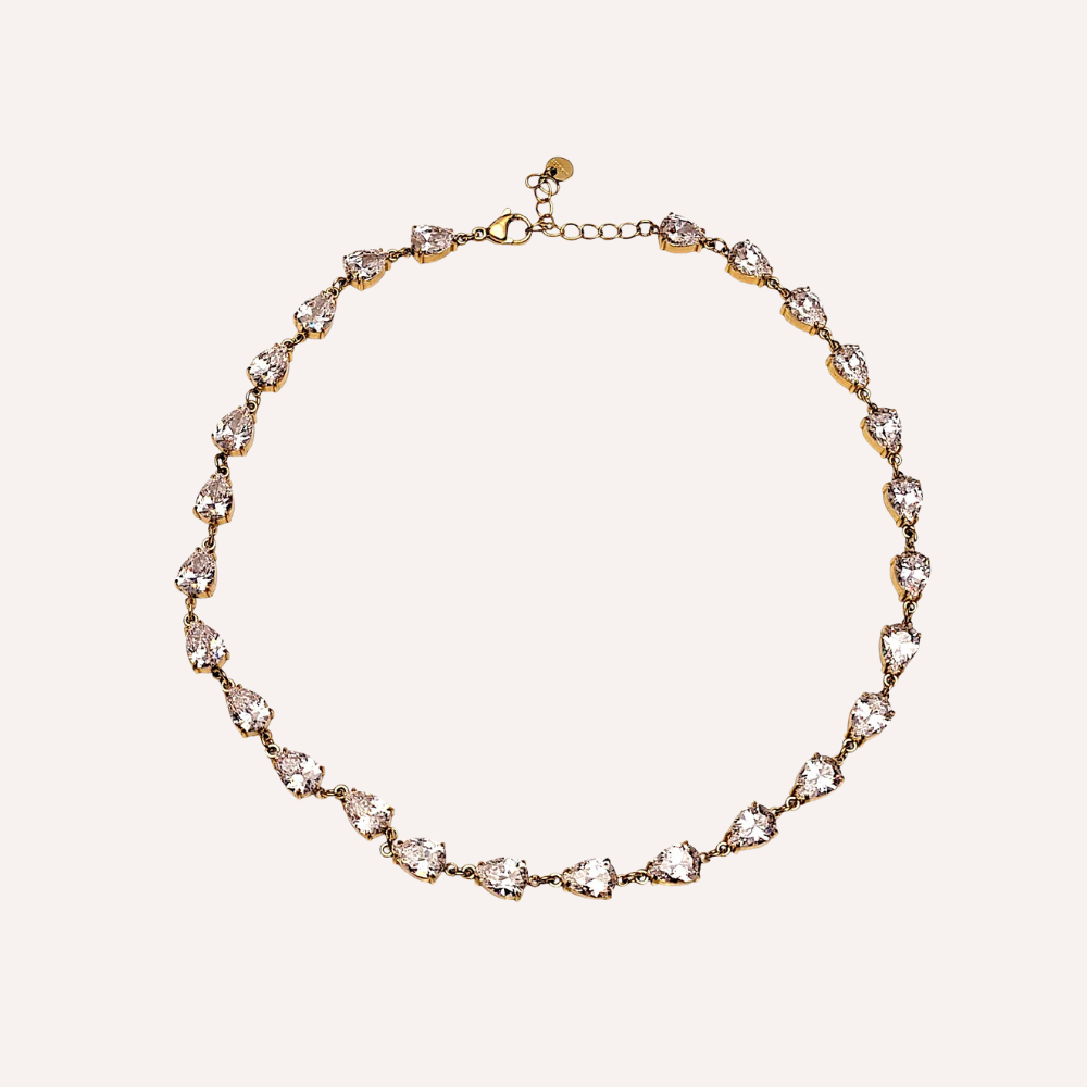 Collana tennis a goccia – Collana Diamond Drop