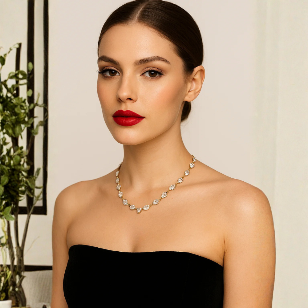 Collana tennis a goccia – Collana Diamond Drop
