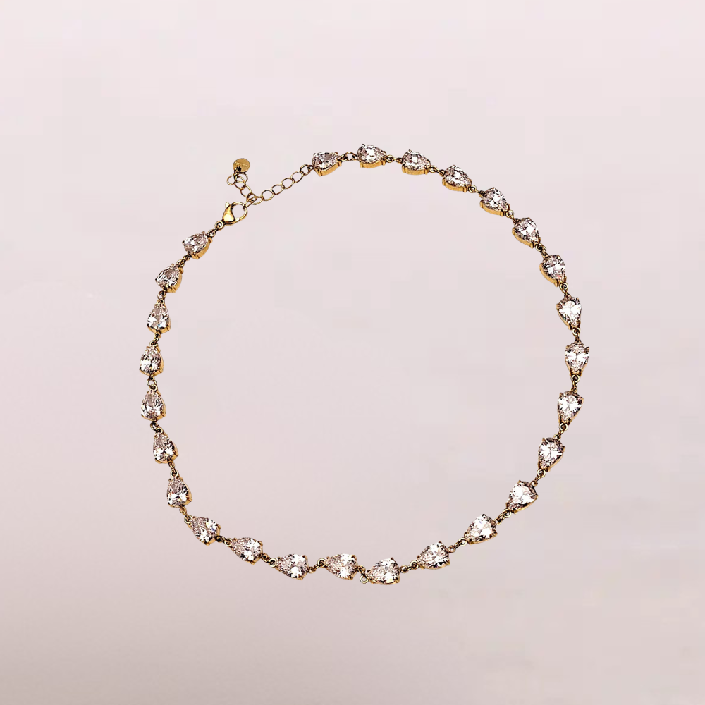 Collana tennis a goccia – Collana Diamond Drop