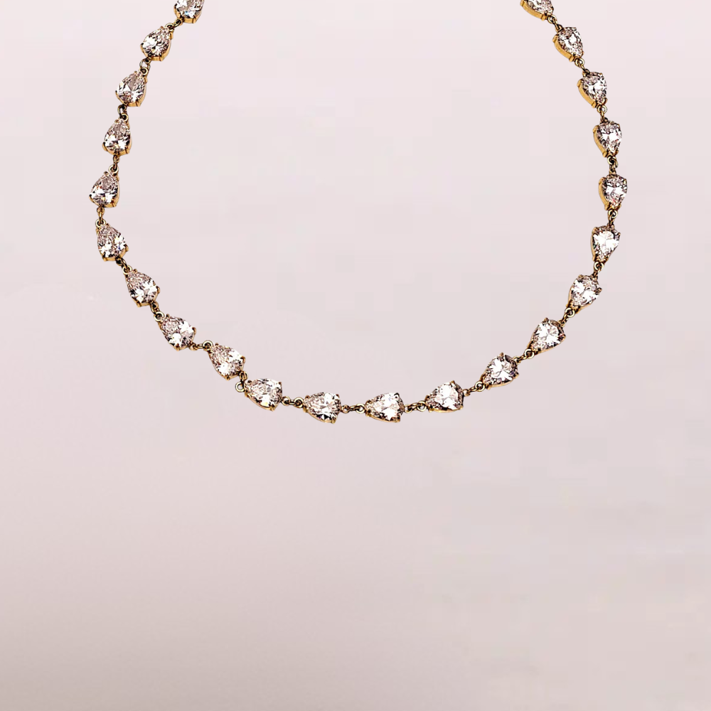 Collana tennis a goccia – Collana Diamond Drop