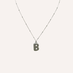 Collana lettera con zirconi – Letter Shine