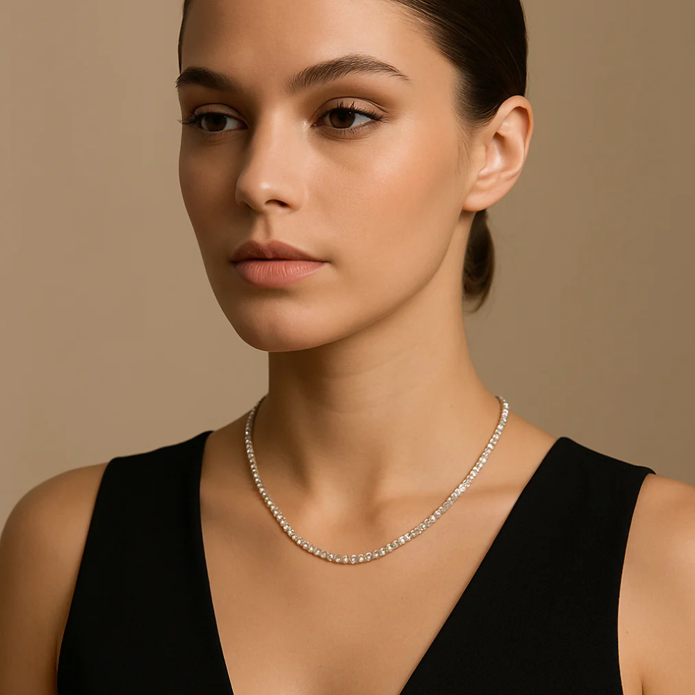 Collana tennis con zirconi – Collana Tennis Noa