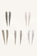 Orecchini pendenti con frange di cristalli - Cadence