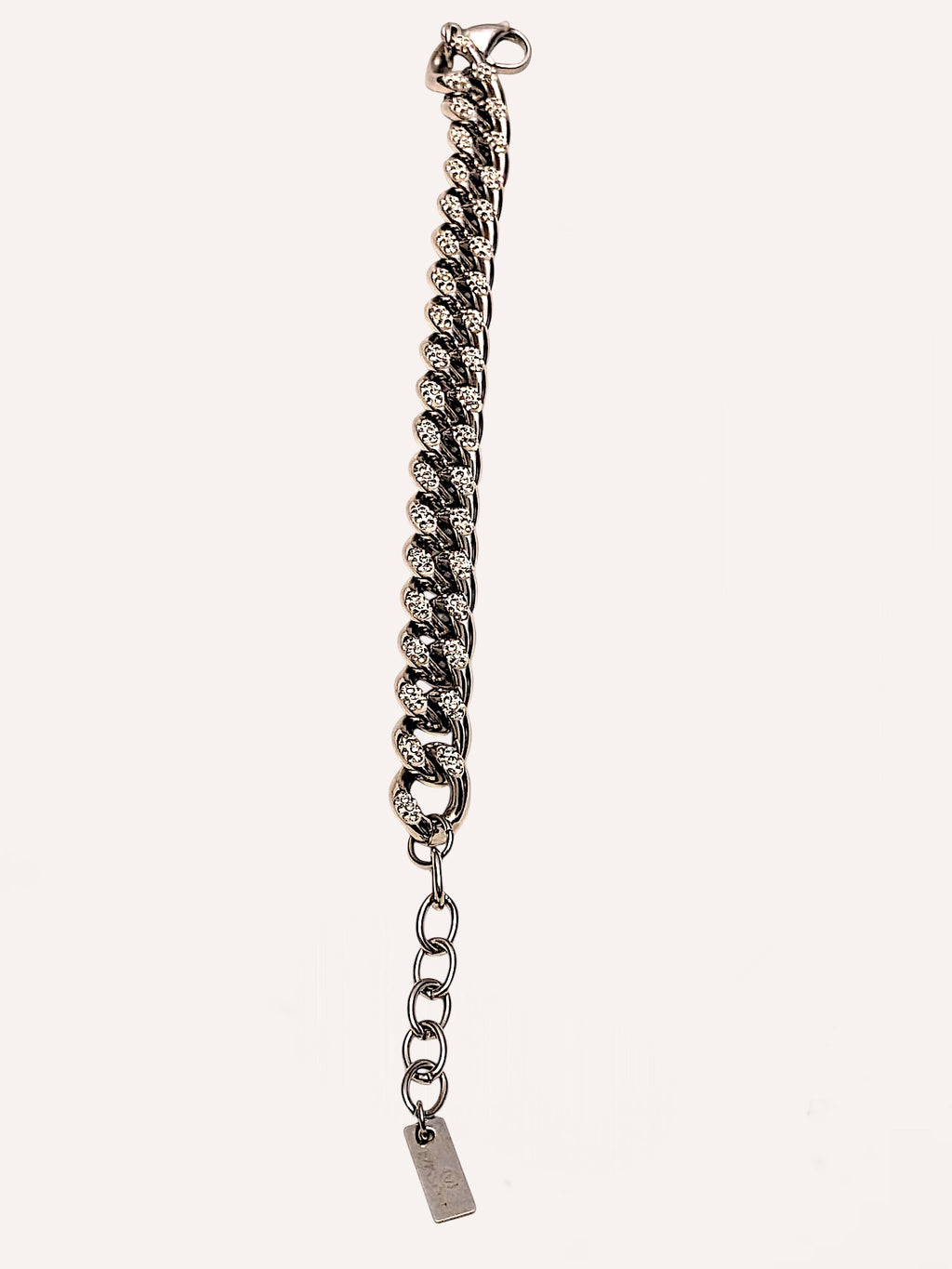 Bracciale a catena con zirconi – Bracciale Chain Luxe
