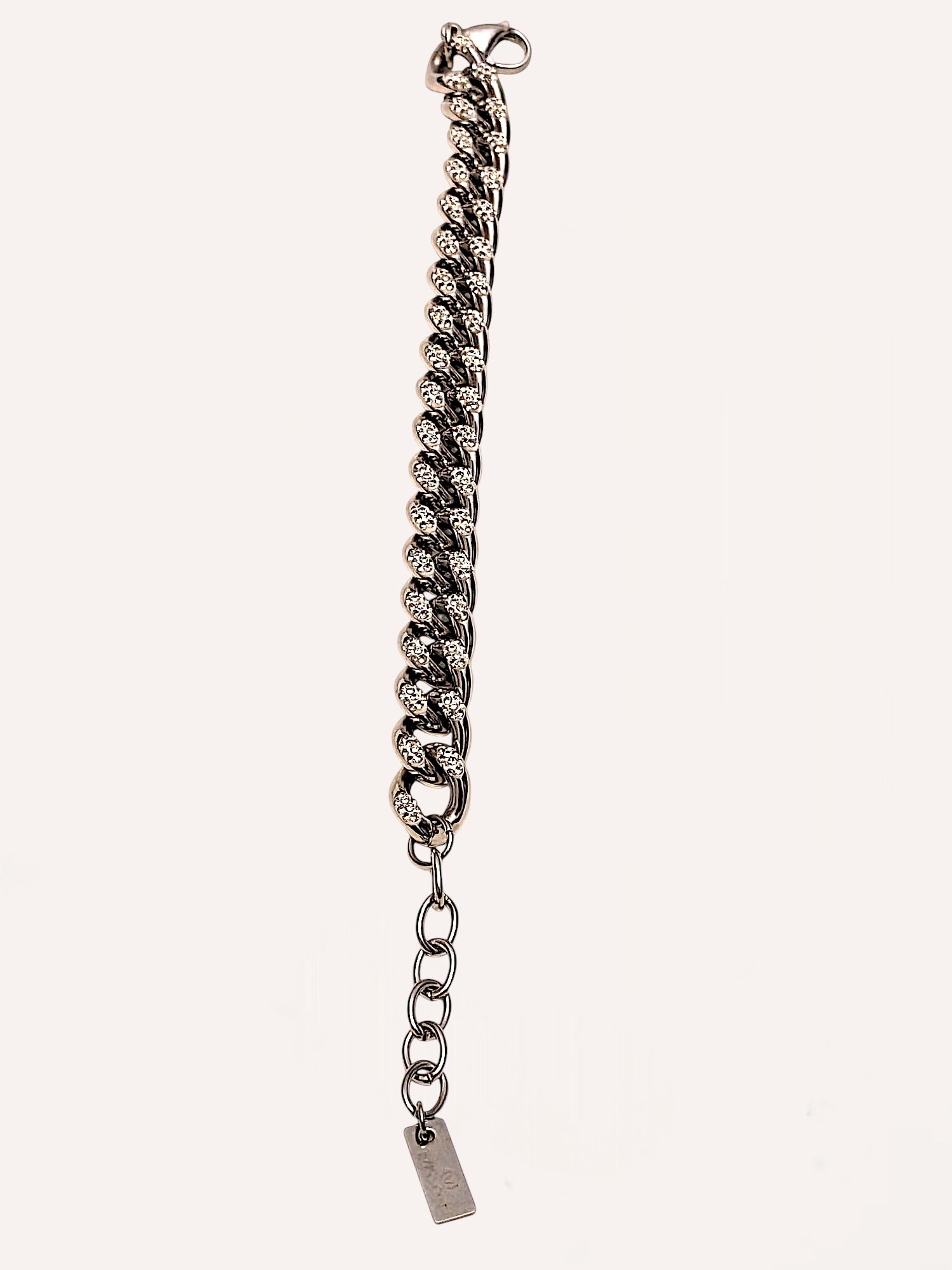 Bracciale a catena con zirconi – Bracciale Chain Luxe