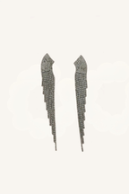 Orecchini pendenti con frange di cristalli - Cadence