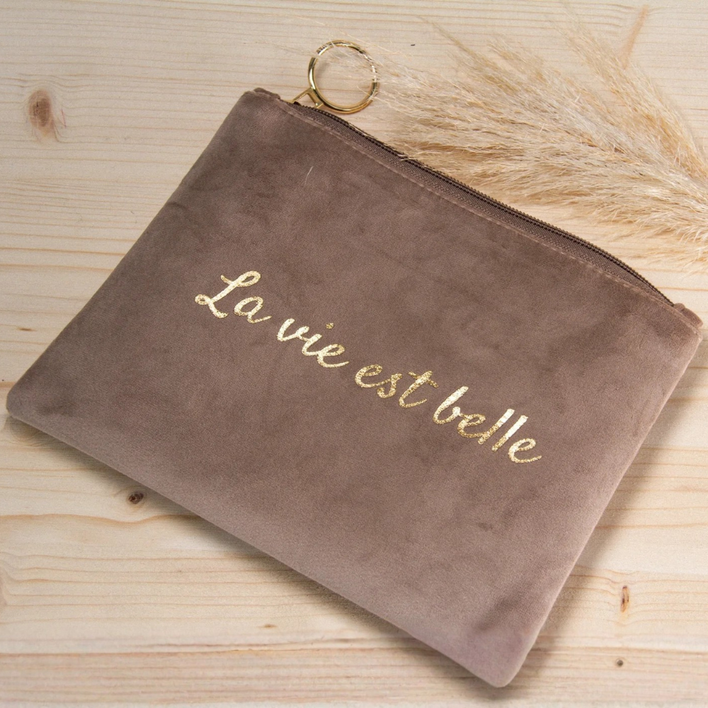 Pochette in velluto – Your Best Era Bag