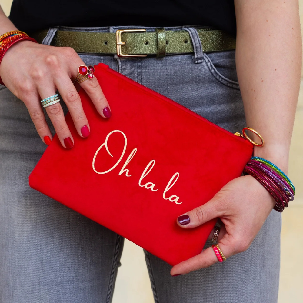 Pochette in velluto – Your Best Era Bag