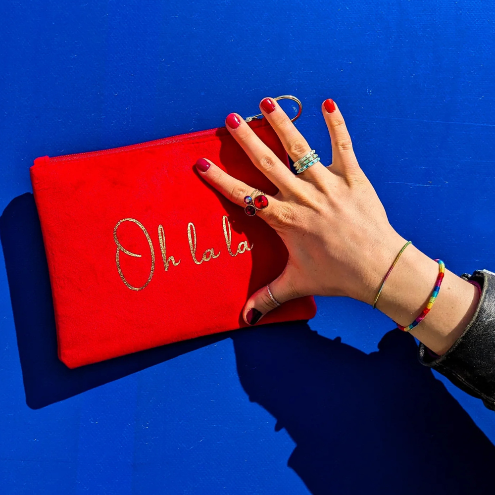 Pochette in velluto – Your Best Era Bag