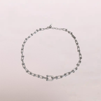 Collana a catena con dettaglio pavé – Collana Link Shine