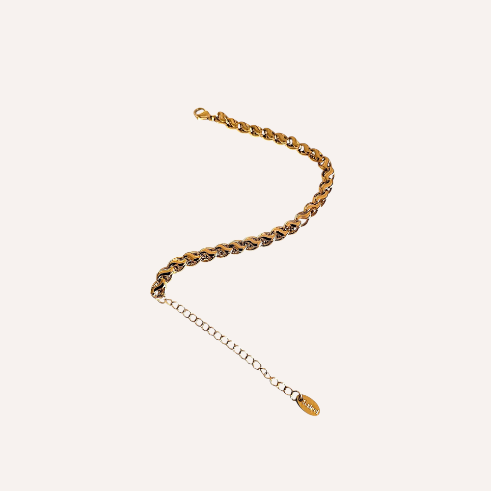 Bracciale a catena dorata – Bracciale Nuvia