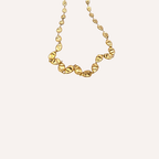 Collana scultorea effetto martellato – Collana Eclisse