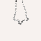 Collana scultorea effetto martellato – Collana Eclisse