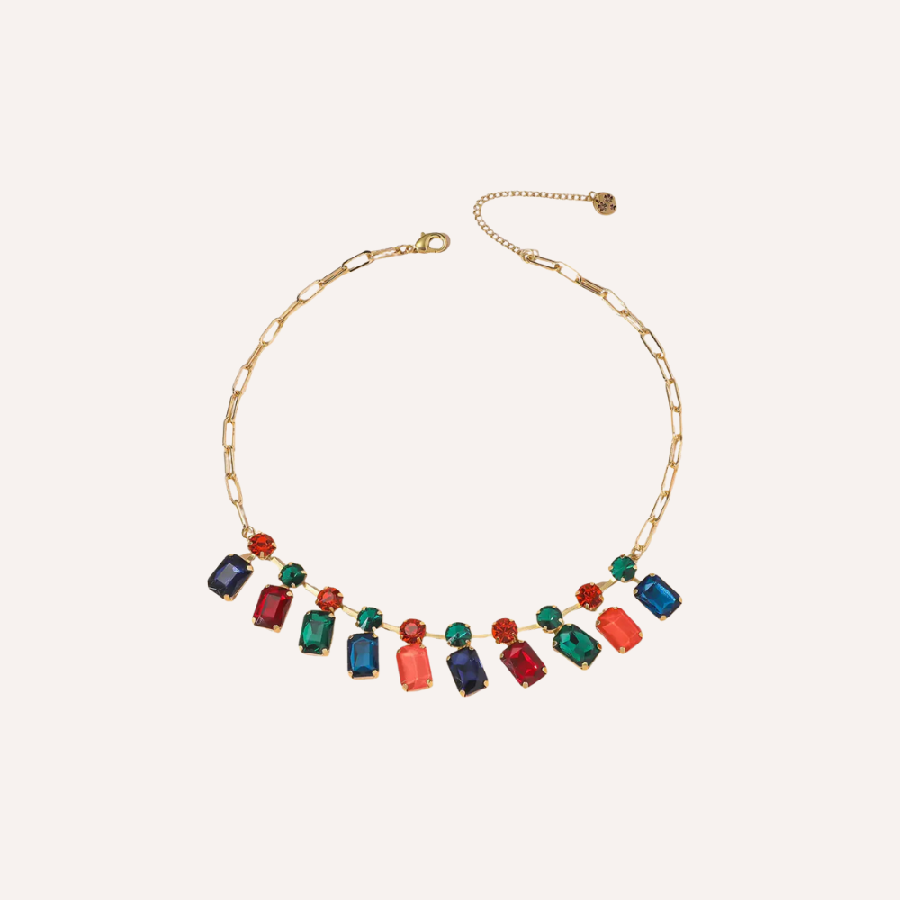 Collana con cristalli colorati – Collana Ofelia