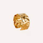 Bracciale rigido effetto martellato – Bracciale Hammered Gold