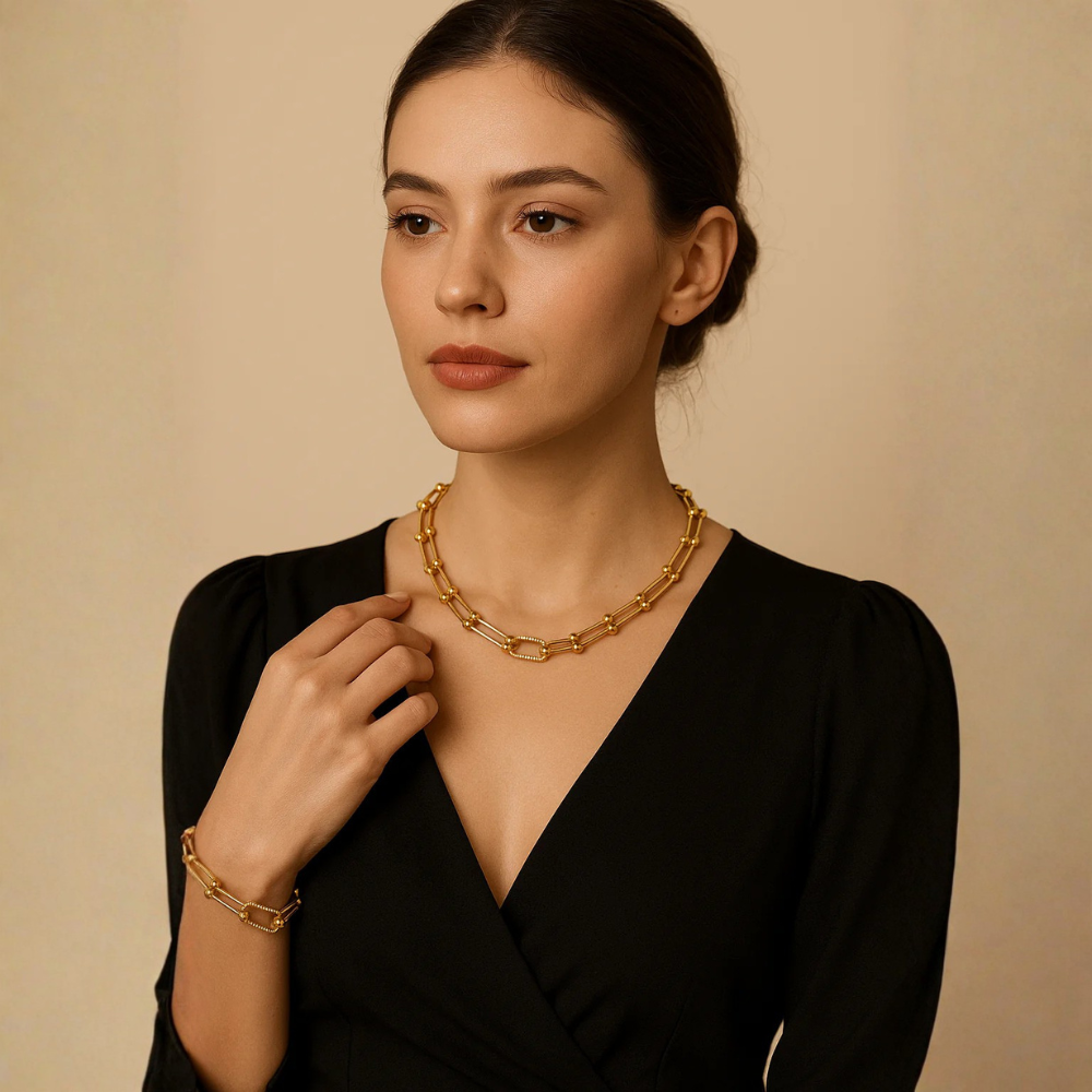 ✨ Offerta Collezione Link Shine – Collana + Bracciale✨