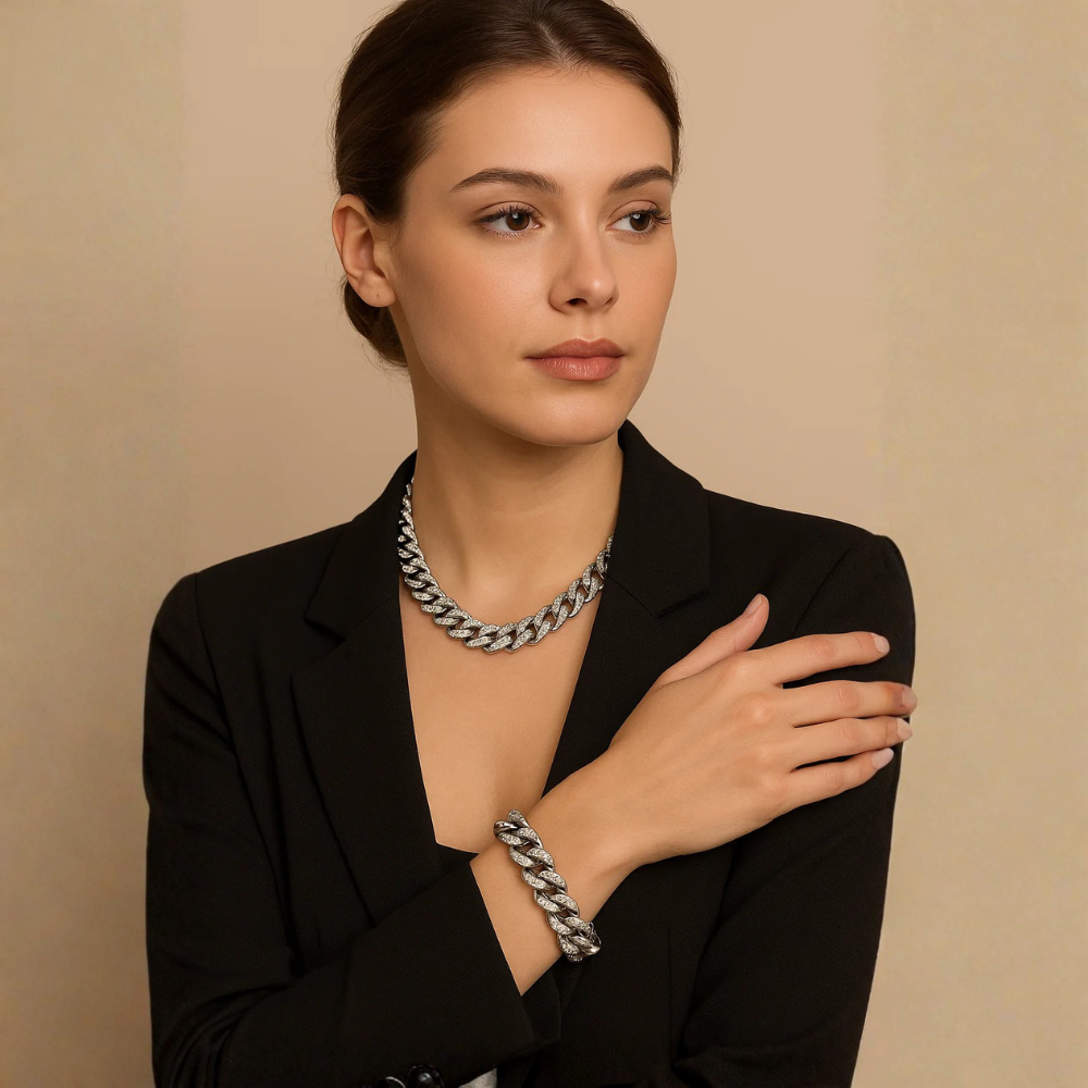 ✨ Offerta Collezione Bold Shine – Collana + Bracciale✨