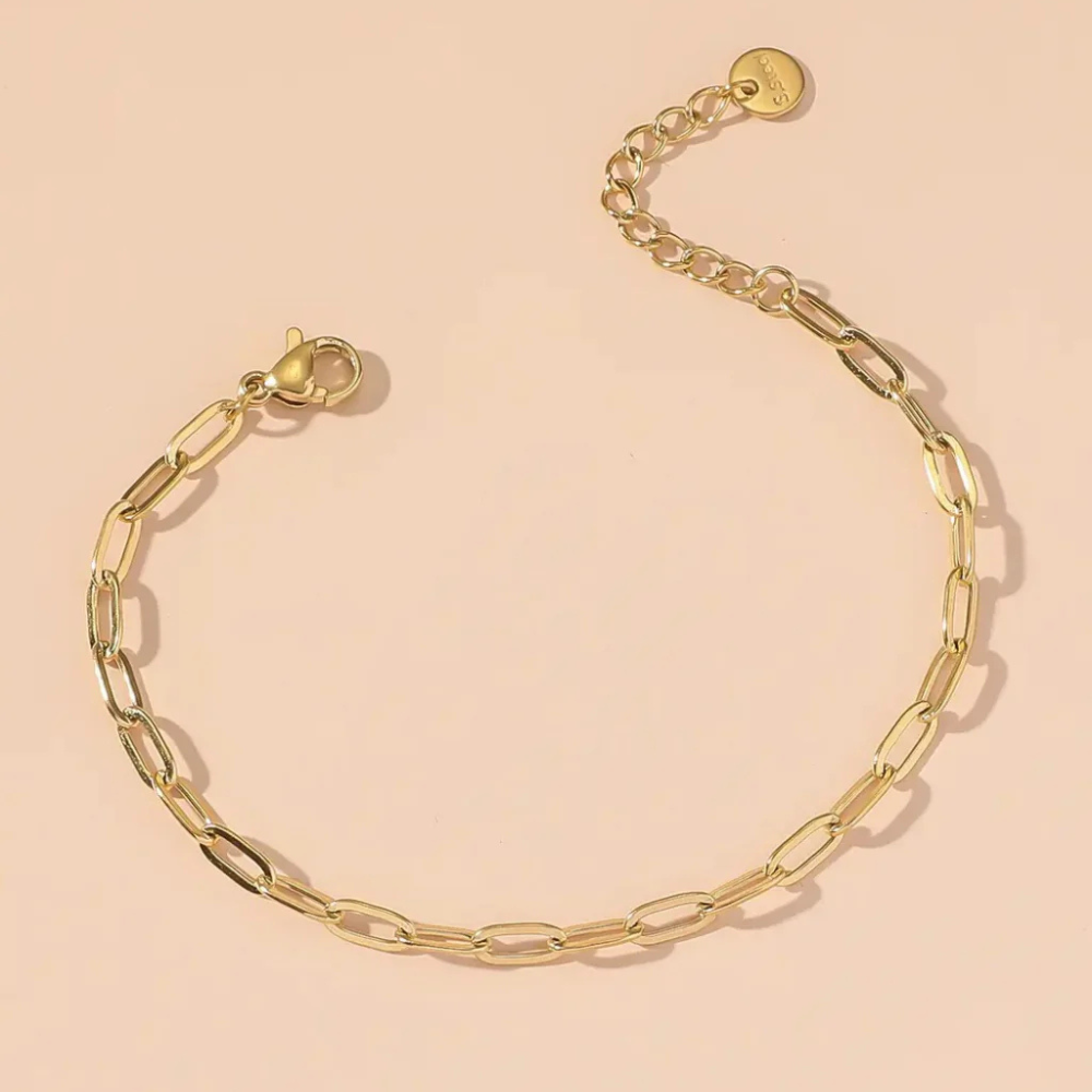 Set di bracciali dorati con perline – Set Golden Light