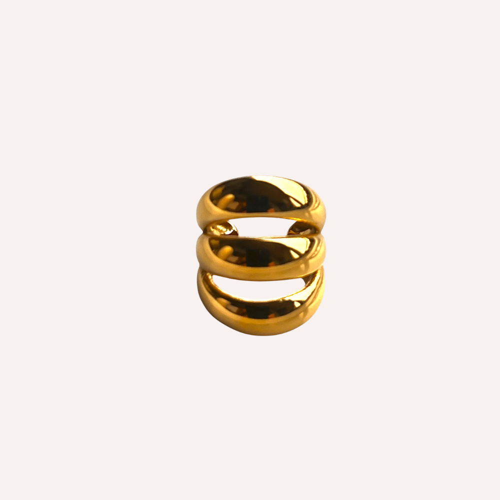 Earcuff triplo dorato – Earcuff Bold Layers