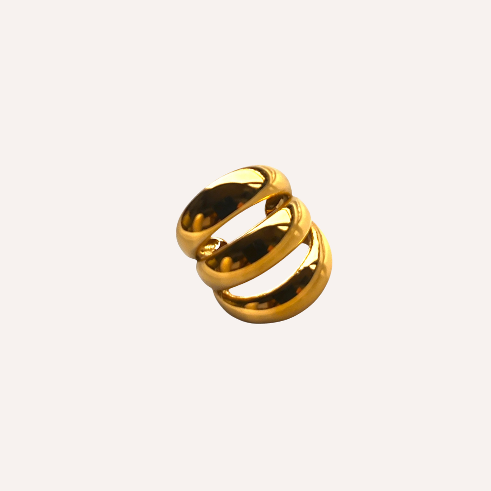 Earcuff triplo dorato – Earcuff Bold Layers