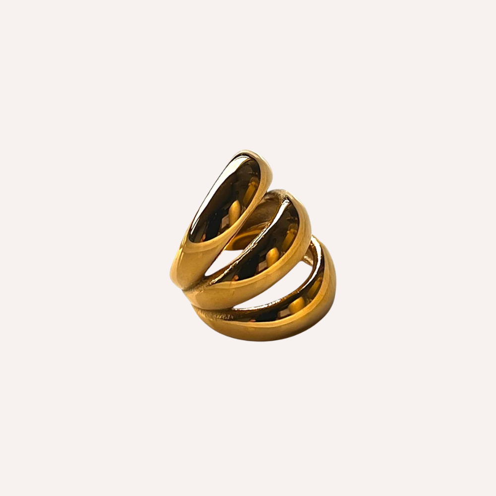 Earcuff triplo dorato – Earcuff Bold Layers