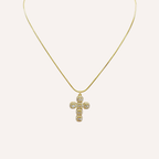 Collana con croce di zirconi – Collana Cross Shine