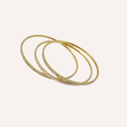Set di bracciali rigidi con zirconi – Set Bangles Shine