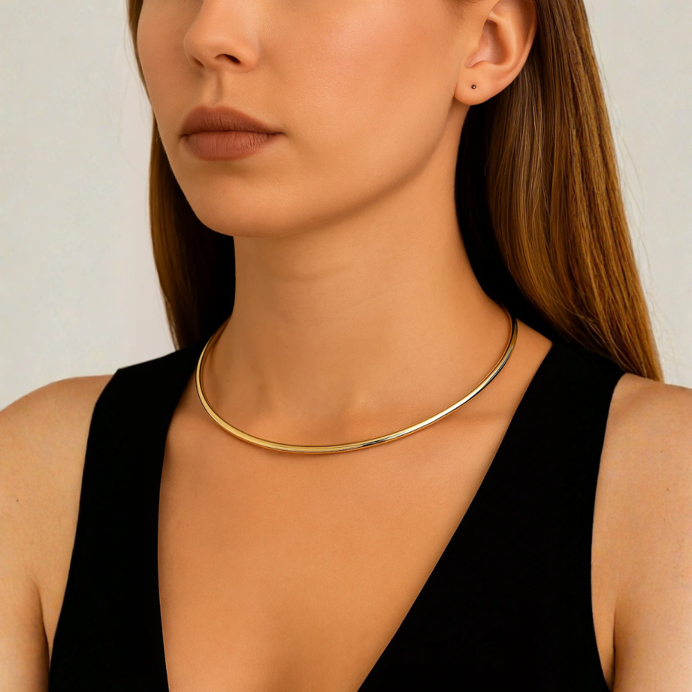 Choker rigido minimal – Essential Collar
