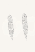 Orecchini pendenti a cascata di cristalli – Orecchini Stardust