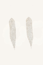 Orecchini pendenti a cascata di cristalli – Orecchini Stardust